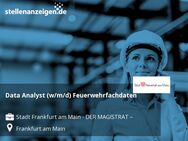 Data Analyst (w/m/d) Feuerwehrfachdaten - Frankfurt (Main)