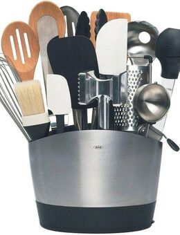 OXO Good Grips Zubehöraufbewahrungsständer, Utensilienhalter, Edelstahl