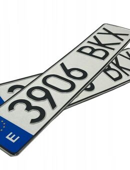 Autokennzeichen KFZ Kennzeichen für Sammler oder Showzwecke original geprägt Spanien - Wuppertal