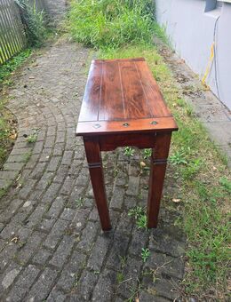 2 Massive Konsolentisch/Beistelltisch aus Holz mit Schublade - Duisburg