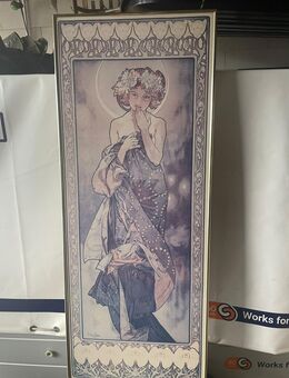 Kunstdruck von Alfonso Mucha - Hamburg Altstadt