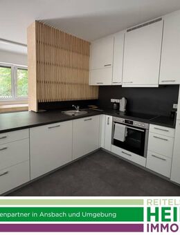 möblierte 2 Zi. Neubau-Wohnung mit weitem Blick, im südlichen Stadtgebiet - Ansbach