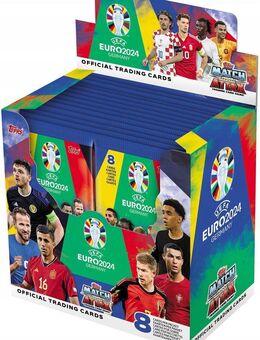 MATCH ATTAX UEFA EURO 2024 Germany Topps OFC - 10 ungeöffnete Tüten - 80 Karten - Wuppertal