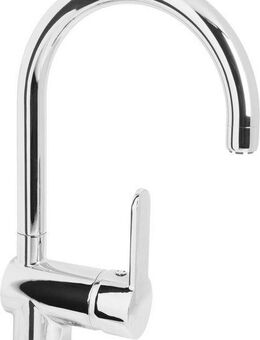 CORNAT Spültischarmatur Robuster Druckgusskörper- verchromt- Hoher & 360° schwenkbarer Auslauf Niederdruck-Armatur / Küchenarmatur / Wasserhahn