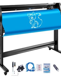 Schneideplotter, Plottermaschine Max. 1350mm Papiervorschub, Vinyl , Folienplotter VinylSchnittgenauigkeit 0,01 mm, Hobby Plotter, 3 Klingen Inkl. - Wuppertal