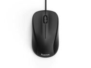Hama Leise Computermaus mit Kabel, Rechtshänder und Linkshänder Maus Maus (Rechts- und Linkshänder/Standard, Flüsterleise)