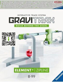 Ravensburger Kugelbahn-Bausatz GraviTrax Element Zipline, Made in Europe