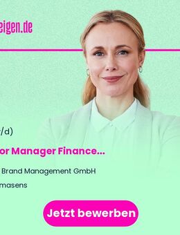 Senior Manager Finance (m/w/d) - Pirmasens