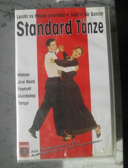 Standard Tänze Tanzen Lernen mit Peggy Spencer Walzer, Jive Rock, Foxtrott, Quickstep, Tango VHS Videokassette ovp 3,- - Flensburg