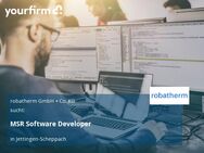 MSR Software Developer - Jettingen-Scheppach