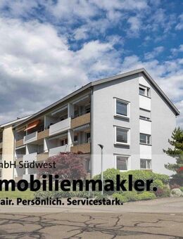 Lichtdurchflutete Etagenwohnung und Sonne bis in die Abendstunden - Rielasingen-Worblingen