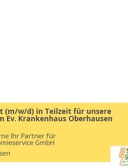 Servierkraft (m/w/d) in Teilzeit für unsere Cafeteria im Ev. Krankenhaus Oberhausen - Oberhausen