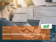 Business Development Manager (m/w/d) - Karlsruhe