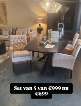 Showroom-Modelle Räumungsverkauf! 4x STUHL JETZT €699,00 - Südlohn