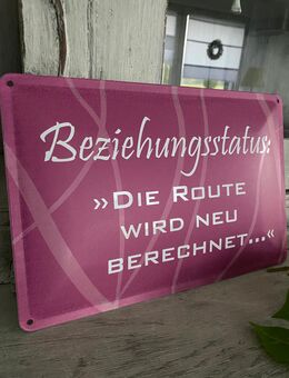 BLECHSCHILD BEZIEHUNGSSTATUS - Hagen (Teutoburger Wald)