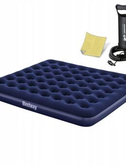 BESTWAY AUFBLASBARE MATRATZE ZUM SCHLAFEN 203x183x22 2 Personen KingSize mit Pumpe - Wuppertal