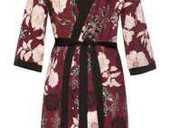 s.Oliver Kimono, Kurzform, Baumwoll-Mix, Gürtel, mit Blumen-Dessin