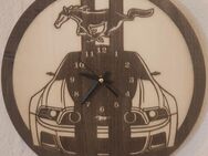 Mustang Uhr lasergraviertes Sperrholz - Osterode (Harz)