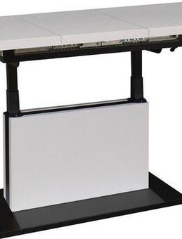 Mäusbacher Couchtisch Lift Couchtisch, höhenverstellbar 56-75cm, Breite Tischplatte 120-160cm, Metallgestell