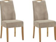 NIEHOFF SITZMÖBEL Esszimmerstuhl Top Chairs, Griff im Rücken, 2er-Set, Füße und Griff massive Eiche