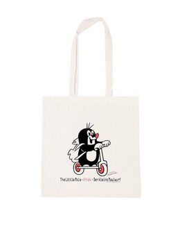 LOGOSHIRT Henkeltasche Baumwolltasche Der kleine Maulwurf, mit coolem Motiv