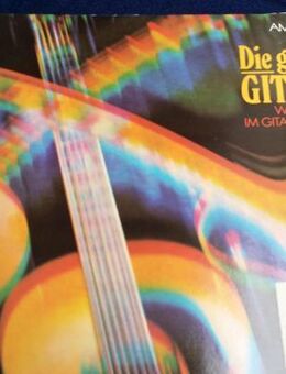 Schallplatte Die goldene Gitarre Weltgeschichte in Gitarren Sounds - Berlin Lichtenberg