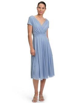 Vera Mont Cocktailkleid Damen Cocktailkleid im Glitzer-Look Stoff