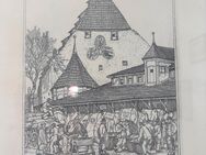 Radierung von Hermann Gradl (* 15. Februar 1883 in Marktheidenfeld; † 15. Februar 1964 in Nürnberg) war ein deutscher Maler, Zeichner und Illustrator sowie Hochschullehrer. - Nürnberg
