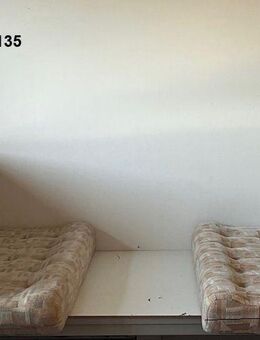 Polstergruppe 4-teilig Dinettenpolster Liegefläche ca 200 x 135 Wohnwagen / Wohnmobil gebr. helles neutrales Design (aus Dethleffs Camper RD3 BJ 89) Sonderpreis - Schotten Zentrum