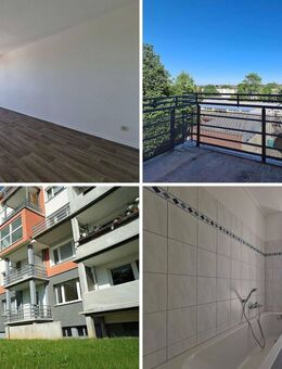 Renovierte Balkonwohnung mit Aussicht & großem Kinderzimmer (Stellplatz mgl.) - Freiberg
