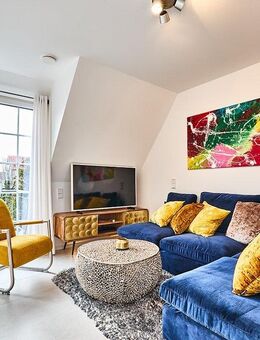 Stylische 4-Zi. FeWo mit Westbalkon in 1a-Strandlage von Westerland - Sylt