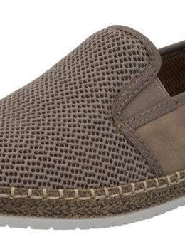 Rieker Espadrille Slipper, Strandschuh, Sommerschuh mit Stretcheinsätzen