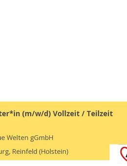 Sozialarbeiter*in (m/w/d) Vollzeit / Teilzeit - Reinfeld (Holstein)