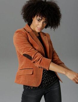 Aniston CASUAL Jackenblazer mit Stoff-Einfassungen und Ärmelpatches