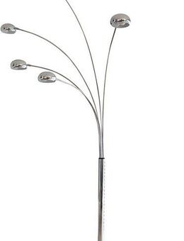 SalesFever Stehlampe Hero, Dimmer, ohne Leuchtmittel, 5 bewegliche Arme, Dimmschalter, echter Marmorfuß