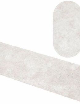 Bruno Banani Hochflor-Bettumrandung Dana Teppich, Kundenliebling, Höhe 30 mm, (3-tlg), unifarben, Mikrofaser, pflegeleicht, Bettvorleger, Schlafzimmer
