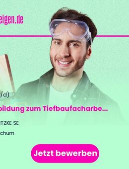 Ausbildung zum Tiefbaufacharbeiter / Gleisbauer (m/w/d) - Bochum