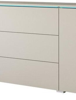 INOSIGN Sideboard VERA, grifflos, verstellbare Einlegeböden, Wahlweise mit oder ohne Beleuchtung