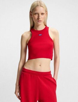 HUGO Blue Tanktop Baby Tank Cropped-Form