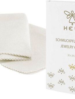 HELI Schmuck Geschenk Schmuckpflege Schmuckpflegetuch Schmuckputztuch Pflegetuch (Baumwolle, 30x24 cm, 1-tlg)