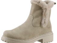 Rieker Winterstiefelette, Winterboots, Profilsohle, Blockabsatz, mit Innen-Reißverschluss