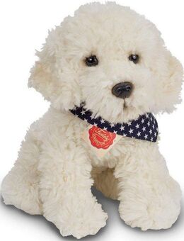 Teddy Hermann® Kuscheltier Labradoodle sitzend, 30 cm, zum Teil aus recyceltem Material