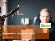 Sachbearbeiter Mahnwesen (m/w/d) - Lüdenscheid
