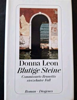 Blutige Steine: Commissario Brunettis 14. Fall von Donna Leon Gebundene Ausgabe - Essen