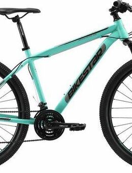 Bikestar Mountainbike, 21 Gang Shimano RD-TY300 Schaltwerk, Kettenschaltung, für Damen und Herren, Kettenschaltung