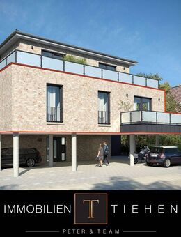 Frisch vom Architekten II: Neubau-OG-Wohnung, 2 Schlafzimmer, Wärmepumpe & PV-Anlage in Esterfeld! - Meppen