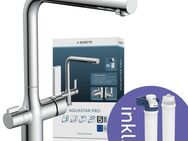 Schütte Spültischarmatur AQUASTAR PRO mit Filtersystem für Trinkwasser, praktische Cold-Start-Funktion