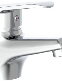 Schütte Waschtischarmatur Tessa mit Zugstange, mit Ablaufgarnitur, Mischbatterie, Chrom