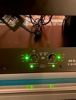 Endstufe, PA Stereo Power Amplifier MSA 1500, 2 x 750 Watt - Essen