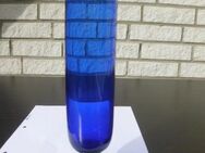 Vase Design Bo Borgström Borgstrom Aseda Glas Schweden blau 22 cm Blumenvase Deko Vintage Retro 9,- - Flensburg